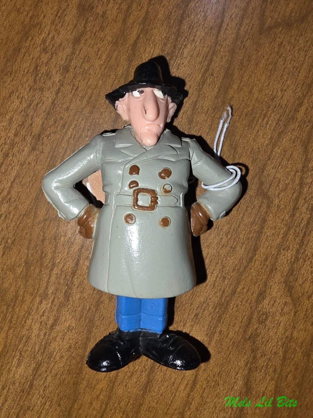 Vintage 1983 Inspector Gadget PVC Mini Figure Bandai DIC Macau Rare 80s Cartoon
